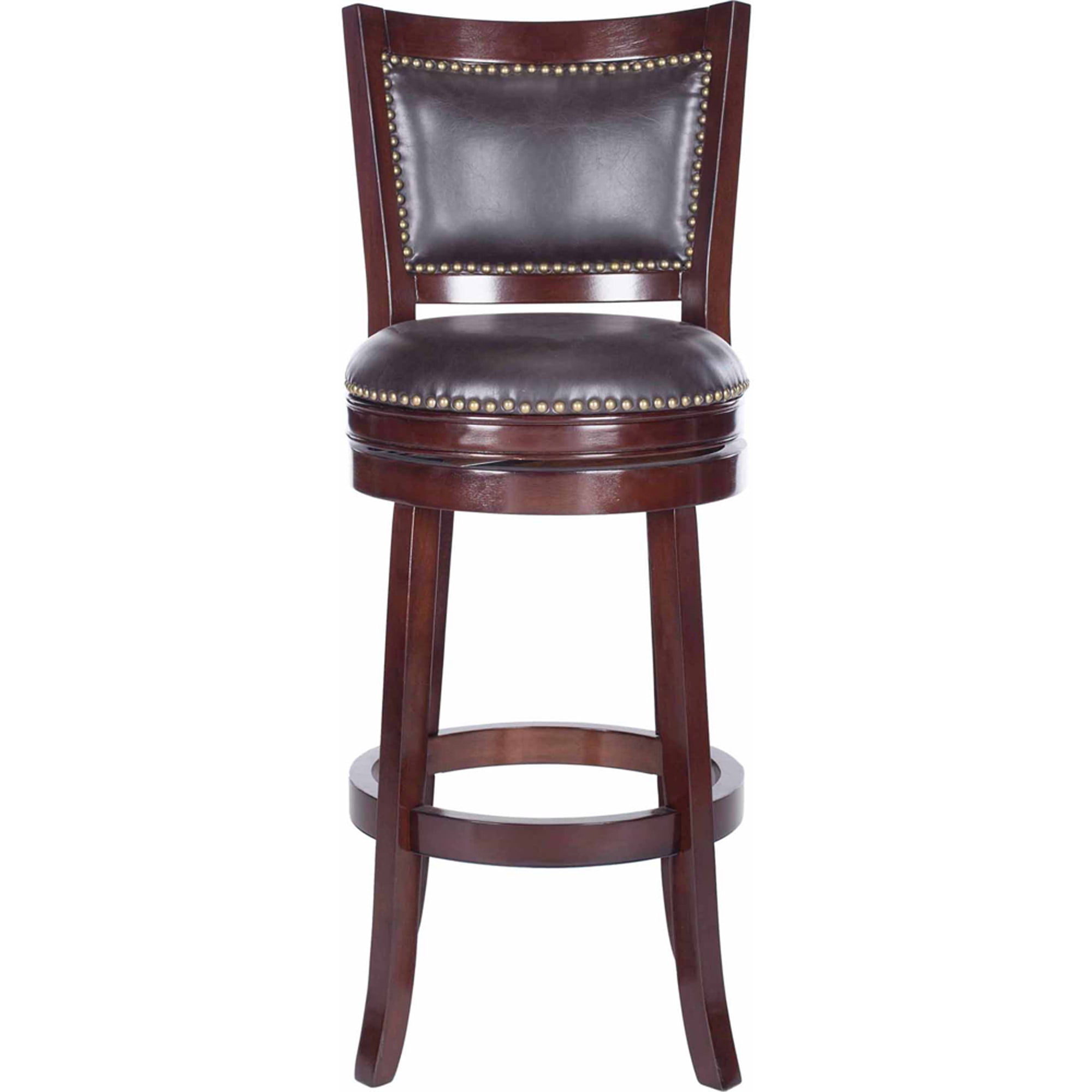 Safavieh Lazzaro 43" Bicast Leather Barstool