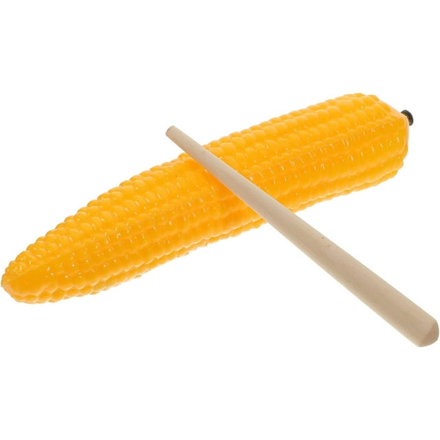 Maracas Shaker de Légumes pour Garçons et Filles en Forme de Maïs Instrument de Percussion Jouet Musical Bâtons Rythmiques