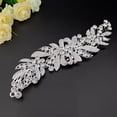 thumbnail image 2 of Miangastore Vintage Rhinestone Hair Comb Silver Crystal Glass 1Set 8.7X2In, 2 of 8