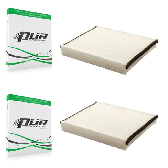 PUR Cabin Air Filter (2 Pack) for Car Ford Escape Focus Transit Connect EcoSport Lincoln MKC C-Max GT K54-100072