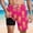 A593 Hot Pink, variant on Pineapple Print Quick-Dry Swim Shorts for Men 2-in-1 Compression Liner Board Shorts Elastic Waist Summer Beachwear Trunks with Pockets Vacation Outfits