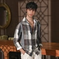 thumbnail image 5 of Woven-Block Oversized Shirt, 5 of 8