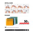 thumbnail image 4 of Ringke Magic Cable Tie Unicolor Reusable Hook and Loop Strap Organizer For Fastening Cable Cords and Wires (50PCS), 4 of 7