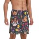 thumbnail image 2 of Fotbe Mushrooms Snails Butterflies Pantalones Cortos de Pijama para Hombre, Ropa de Dormir, Pantalones de Pijama Cortos para Hombre-X-Large, 2 of 6
