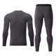 thumbnail image 4 of Ceisia Warm Breathable Mens Slim Fit Solid Color Thermal Underwear Set Gifts, 4 of 5