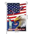 thumbnail image 2 of Fourth of July Memorial Day Decorations, Flag Of Garden Independence Day 4th July Day Patriotic Of The United States Family Terrace Porch Party Decoration Hanging Vertical for Patio 12x18 Inchs, 2 of 3
