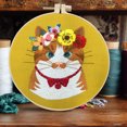 thumbnail image 3 of Hovilon Embroidery Kit for Beginners,Embroidery Kit for Beginners Adults,Needle Point Kits Adults Beginner,Hand Embroidery Kit,Embroidery Starter Kit,Cat Embroidery Kit on Clearance, 3 of 5