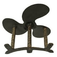 thumbnail image 4 of Zeckos Bronze Cast Iron Boat Propeller Wall Mounted Garden Hose, 4 of 7