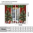 thumbnail image 3 of Christmas Curtains, Xmas Tree Various Presents, Living Room Bedroom Window Drapes 2 Panel Set, 84" X 84" Blackout, 3 of 6