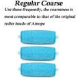 thumbnail image 3 of Lot de 7 Inclut 4 Têtes de Recharge de Rouleau de Remplacement Extra Gros et 3 Têtes de Remplacement Gros Régulières Compatibles avec Amope Pedi Electronic Foot File, 3 of 6