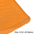 thumbnail image 2 of Uxcell Speaker Grill Cloth Polyester Fiber Stereo Mesh Fabric Orange 0.5x1.45m, 2 of 5
