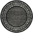 thumbnail image 3 of SAFAVIEH Adirondack Royston Traditional Area Rug, Black/Silver, 6' x 6' Round, 3 of 5