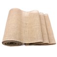 thumbnail image 3 of Camino De Mesa De Arpillera Rollo De Camino De Mesa De Comedor De Yute Natural Para La Decoración Del Banquete De Boda seitruly HA036221-00, 3 of 6
