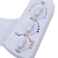 thumbnail image 3 of vidaXL Accessoire de Siège de Toilette Bidet Eau Chaude Froide Double Embouts, 3 of 4