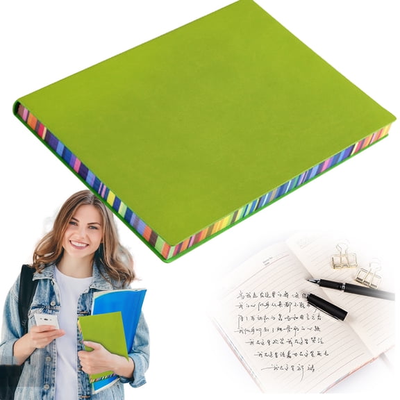 A5 PU Leather Notebook Lined Journal Multi Color Options for Office Writing