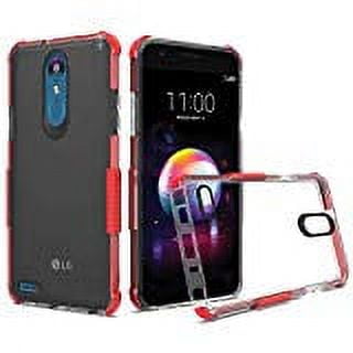 GSA Ultra Edge Shockproof Bumper Clear Red Case For LG K30, K10 (2018)