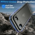 thumbnail image 5 of SPORTLINK Waterproof Case for iPhone Air IP68 Military Protective Full Body Heavy Duty Shockproof 360 Sealed Dustproof Phone Screen Protector 6.5 inch - Frosted Black, 5 of 13