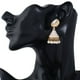 thumbnail image 2 of Qarigey 1 par de pendientes de campana indios retro colgante de cristal de perla pendientes de gota para mujer G NE Ropa, zapatos y accesorios Miscelánea, 2 of 6