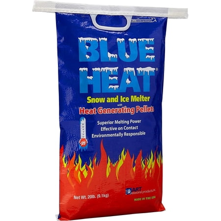 Blue Heat BH20 Snow & Ice Melter with Heat Generating Pellets - 20 Pound Bag