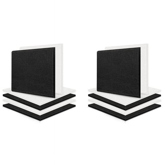 12 Pack Acoustic Panels High Density Soundproof Wall Panels Sound Absorbing Tiles for Recording Studio,Ceiling,Office