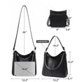 thumbnail image 4 of Set de bolsos BAVERGE de 3 piezas: bandolera, bandolera y cartera para mujer, 4 of 7