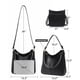 thumbnail image 4 of Set de bolsos BAVERGE de 3 piezas: bandolera, bandolera y cartera para mujer, 4 of 7