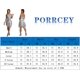 thumbnail image 5 of Minivestido PORRCEY para mujer, hombros descubiertos, lentejuelas brillantes, plateado, 5 of 5