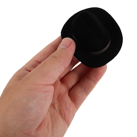 Hemoton Western Hat Box Velvet Box Necklace Organizer Wedding Party Engagement Case