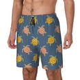 thumbnail image 2 of Uemuo Cute Turtle Pattern Mens Swim Trunks Quick Dry Board Shorts with Mesh Lining, Stretch Beach Shorts Quick Dry No-Chafing Board Shorts-3X-Large, 2 of 9