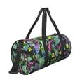 thumbnail image 3 of Fotbe Watercolor Cactuses Pattern Foldable Sports Gym Bag with Wet Dry Pocket, Ultralight Travel Bag, Large Capacity Duffel Bag, Splash Proof Carry on Bag, Overnight Bag, Weekender Bag, 3 of 8