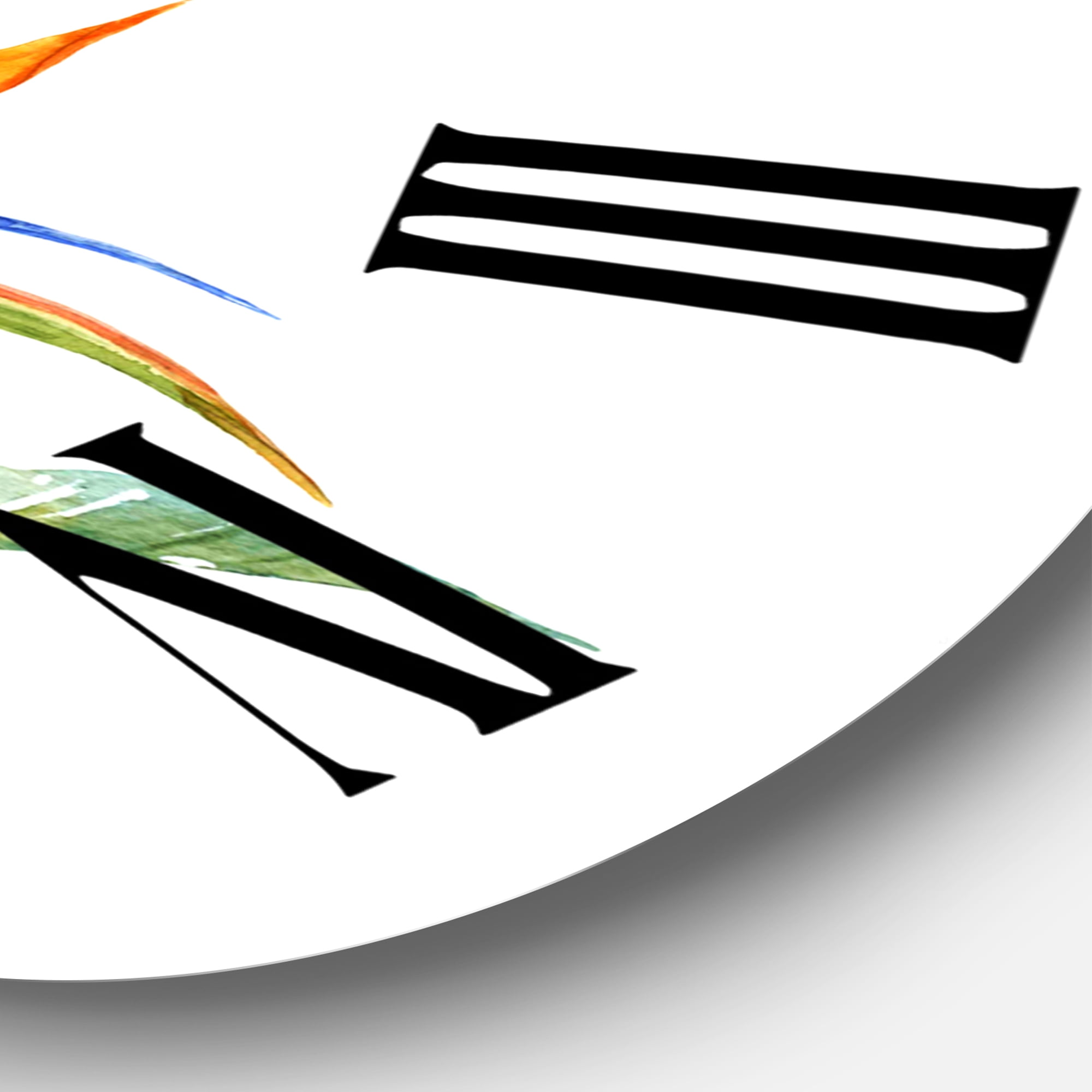 Designart 1 in Quartz Traditional Wall Clock