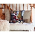 thumbnail image 3 of Carolines Treasures DAC4078PW1414 14 x 14 in. Boston Terrier & Santa Claus Throw Pillow, 3 of 6
