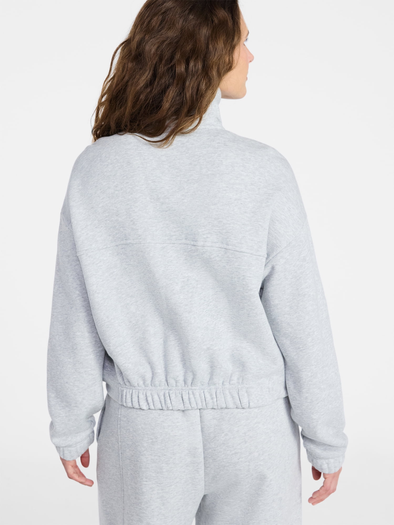 Athletic Works Women's Premium Fleece Active Jacket, Midweight, Sizes XS-4X