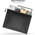 thumbnail image 5 of Fireproof Document Bag, Large Fire-Resistant Waterproof Storage Pouch for Valuables, Passports, and Money - 1 Piece, 5 of 5