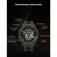 thumbnail image 5 of EXPLOJOY Luminous Digital Watch for Men Waterproof LED Chronograph Alarm Sports Electronic Wrist Watch, 5 of 9