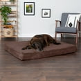 thumbnail image 5 of FurHaven Pet Products Terry & Suede Deluxe Cooling Gel Memory Foam Pet Bed for Dogs & Cats - Espresso, Jumbo Plus, 5 of 11