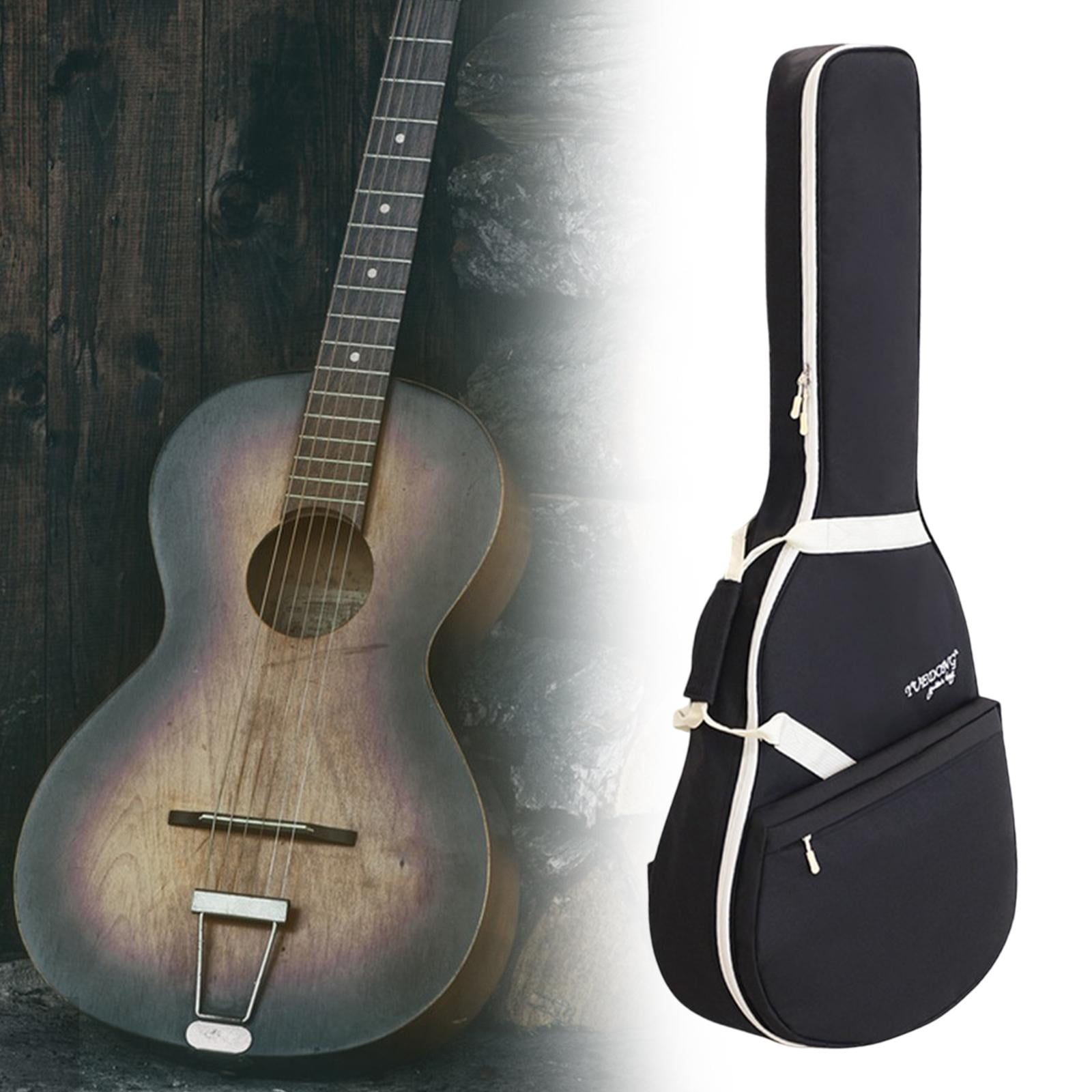 QccHieUs Acoustic Guitar Bag Guitar Gig Bag Professional Portable 40inch 41inch Dustproof black white