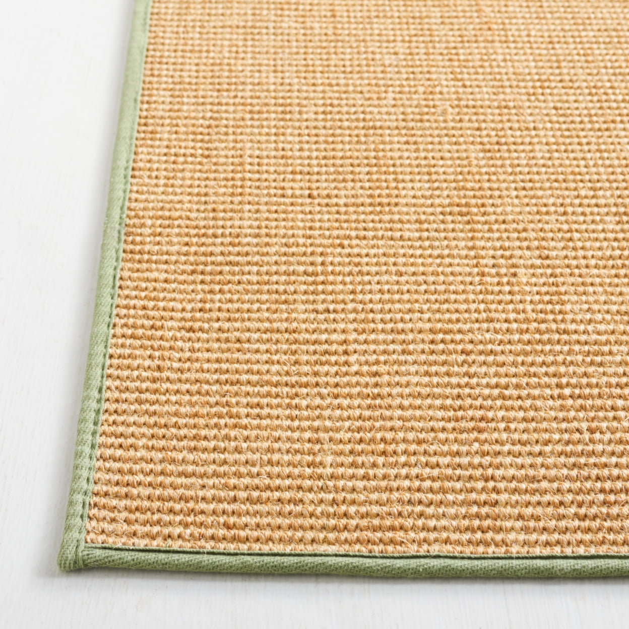 SAFAVIEH Martha Stewart Maximillian Solid Area Rug, Natural/Green, 9' x 12'
