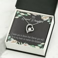 thumbnail image 3 of To My Granddaughter Forever in My Heart Forever Necklace w Message Card, 3 of 7