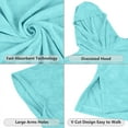 thumbnail image 4 of Hooded Poncho Towels Changing Robe for Adult Surfer Swimmer Sport Beach, 4 of 8