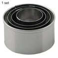 thumbnail image 4 of Cake for Mold Kitchen Metal Ring Circle Pastry Cutters Mousse Cheese, 4 of 6