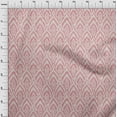thumbnail image 4 of oneOone Viscose Jersey Medium Pink Fabric Ikat Craft Projects Decor Fabric Printed By The Yard 60 Inch Wide, 4 of 7