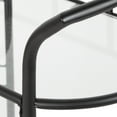 thumbnail image 6 of Better Homes & Gardens Black Metal and Glass Serving Bar Cart, 6 of 6