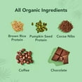 thumbnail image 3 of Organic Plant Based Protein Bars |Peanut Butter Chocolate Chip | 1.98 Oz (Pack of 12) | Vegan, Low Sugar, Gluten Free, Paleo, Low Carb, Non-GMO, Stevia Free, Soy Free, No Sugar Alcohols, 3 of 5