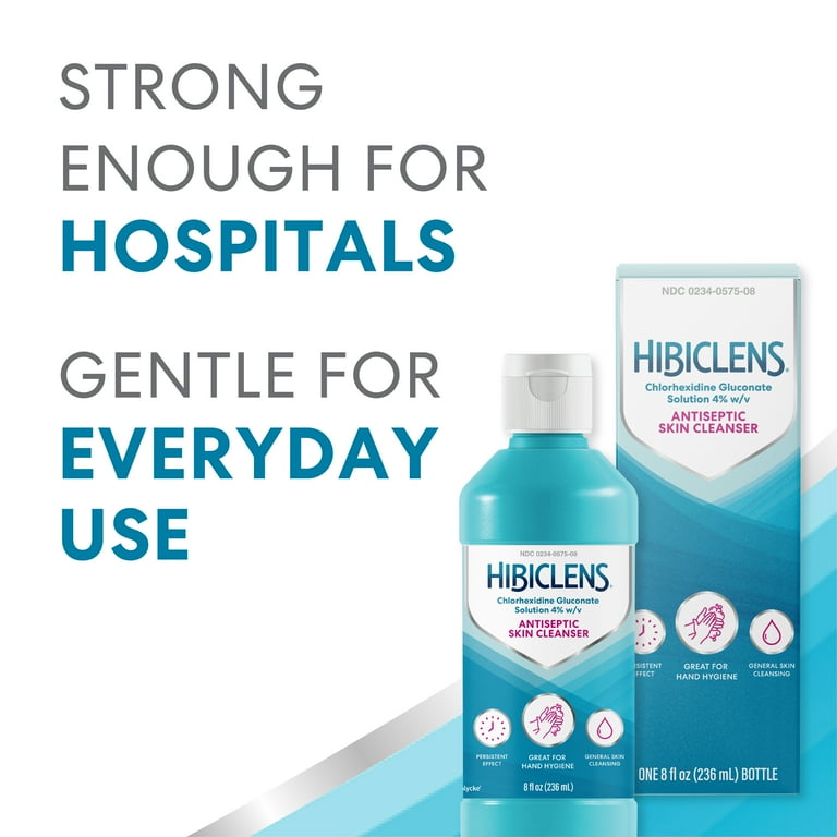 Hibiclens Antimicrobial Liquid Antiseptic Soap and Skin Cleanser, 8oz