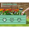 thumbnail image 3 of 8x4x1.5 ft Galvanized Raised Garden Bed, Outdoor Planter Garden Boxes Large Metal Planter Box for Gardening Vegetables Fruits Flowers, Green, 3 of 9