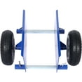 thumbnail image 7 of Heavy Duty Panel Dolly, Adjustable Door Dollys with Wheels, 10" Pneumatic Wheels 600LBS Load Bearing for Drywall Sheet Heavy Appliance&Material Handling All Terrain Moving Cart Panel Dolly, Blue, 7 of 7