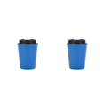 thumbnail image 3 of Toystoory botella de bebida taza de agua taza térmica tamaño compacto de larga duración estudiante al aire libre bebedero jugo de leche Azul 350ml 2piezas, 3 of 6