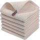 thumbnail image 1 of 6-Pack of 100% Cotton Terry Dishcloths with Hanging Loop for Kitchen Use, 1 of 4