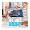thumbnail image 5 of Ziploc® Brand Freezer Half Gallon Storage Bags, Grip 'n Seal Technology, 40 Count, 5 of 14